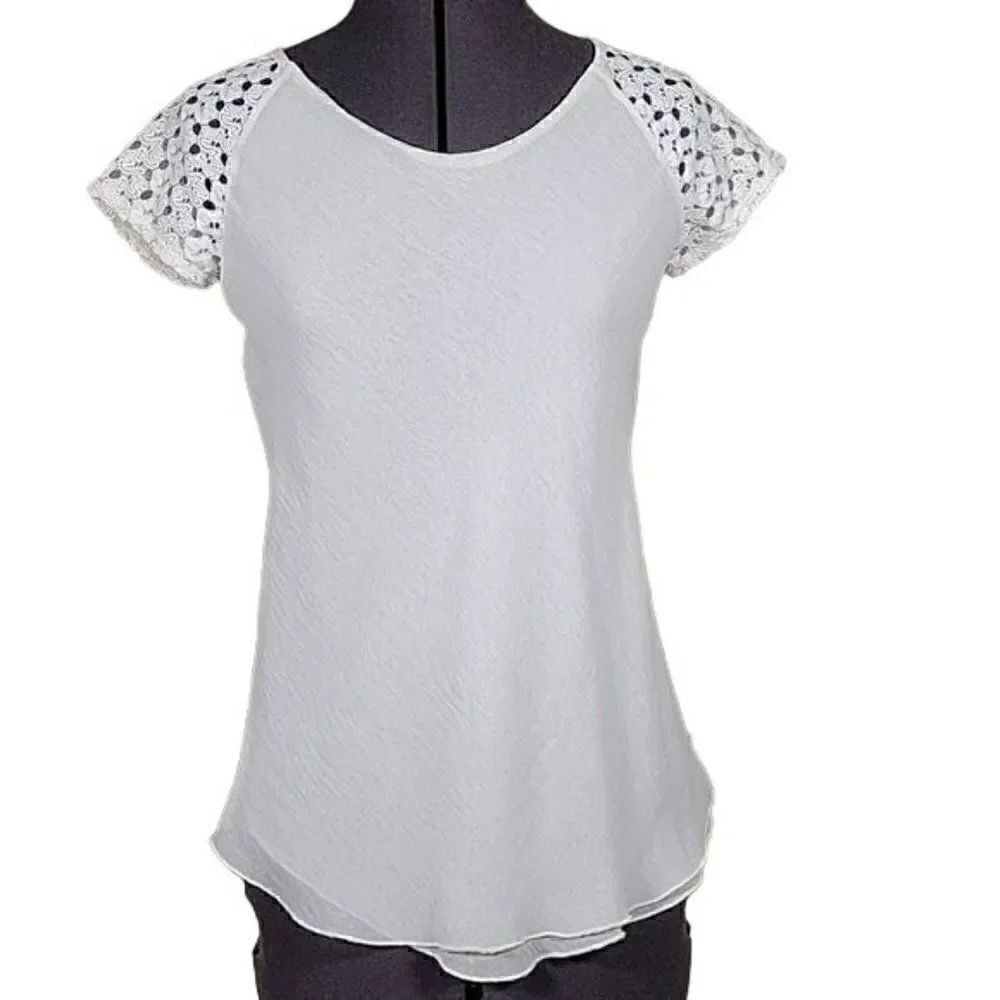 Kokoon Sheer Layered Blouse Sz XS